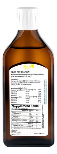 Sanniti Óleo Natural De Fígado De Bacalhau Sanniti 250 Ml