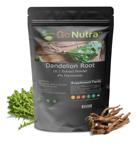 Suplemento Go Nutra Dandelion Root Powder 454g