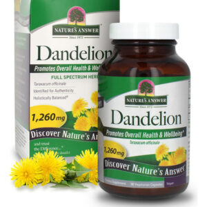 Suplemento Nature&quots Answer Dandelion Root 1260 Mg 90 Cápsula