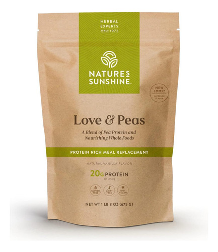 Natures Sunshine Love E Ervilhas 675g Bag