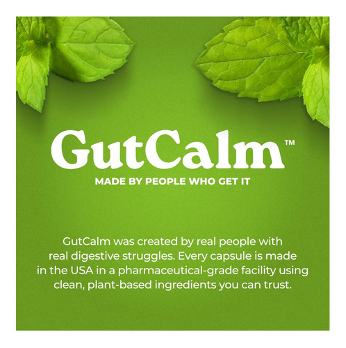 Gutcalm Ibs Alívio Cápsulas De Óleo De Hortelã -pimenta De E - Imagem 9