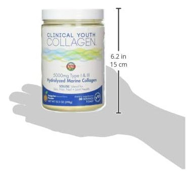 Kal Clinical Youth Collagen Tipo I E Iii Tangerina, 10,5 Onç - Imagem 6