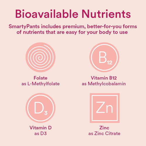 Fórmula Feminina Gummy Vitamins Smartypants Com Ômega 3 120 - Imagem 9