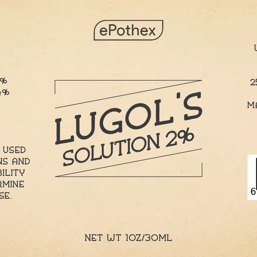 Epothex Solução De Lugol 2% 30ml Com Iodeto De Potássio - Imagem 2