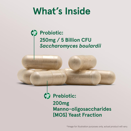 Probiótico Saccharomyces Boulardii Mos 5b 180 Cápsulas Veget - Imagem 12