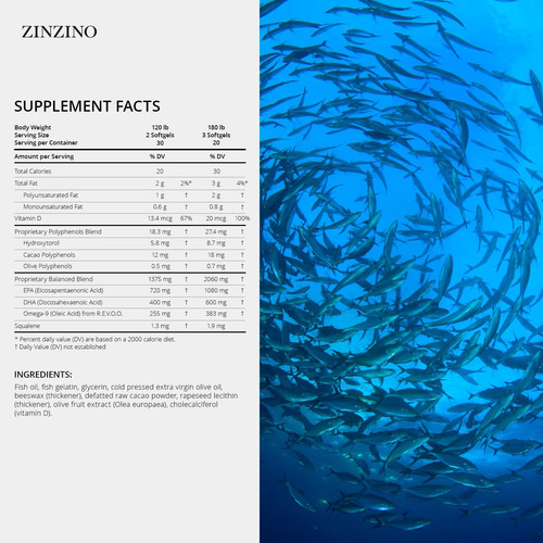 Zinzino Essent+ Premium 60 Cápsulas Gelatinosas - Imagem 8