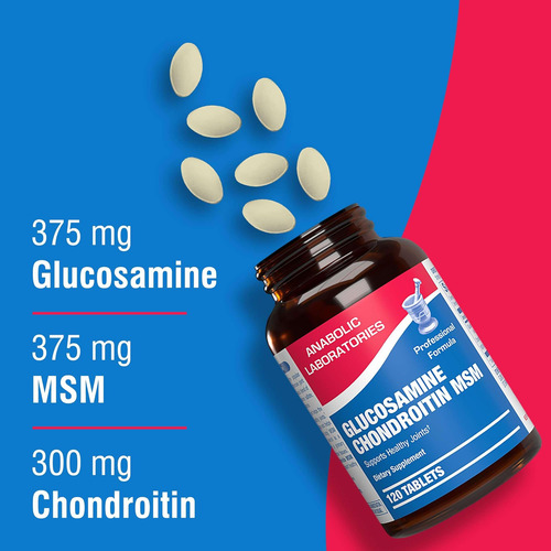 Anabolic Laboratories Glucosamina Condroitina Msm Suplemento - Imagem 2