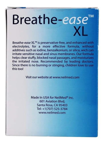 Grossan Breathe-easexl Pacotes De Irrigação Sinusal Nasal, - Imagem 9