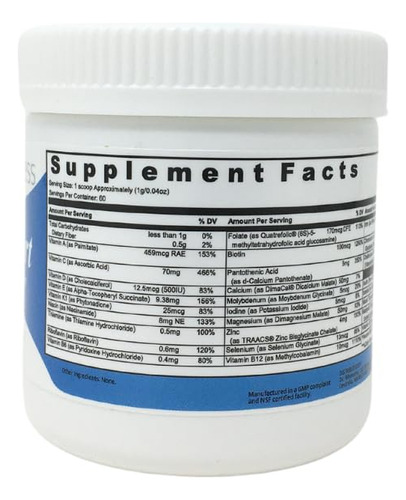 Multivitamínico Em Pó Dr. Wholeness Head Start 60 Porções - Imagem 2