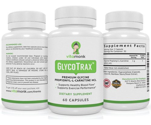 Vitamonk Glycotrax - Suplemento Gplc De Alta Absorção - Sem - Imagem 9