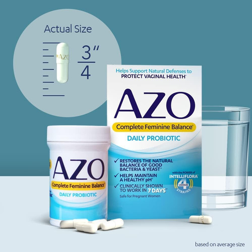 Azo Complete Feminine Balance Probióticos Diários Para Mulhe - Imagem 11