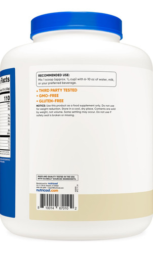 Proteína De Caseína Nutricost 5lb Baunilha - Caseína Micelar - Imagem 9