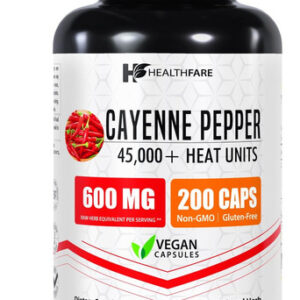 Extrato De Pimenta Caiena Healthfare 600mg | 200 Cápsulas