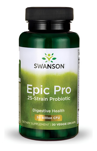 Swanson Probiótico Swanson Epic-pro 30b Ufc Saúde Digestiva - Imagem 2