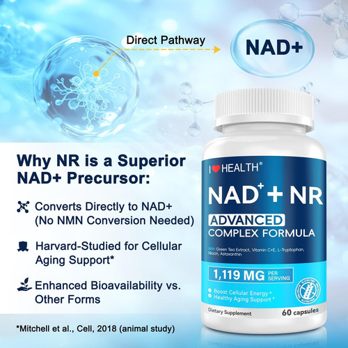Suplemento I Love Health Nad 1119 Mg | Energia Celular - Imagem 3