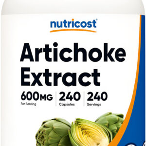 Extrato De Alcachofra Nutricost Nutricost 600mg, 240