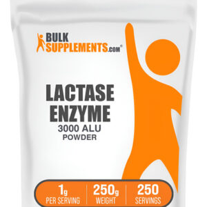 Suplemento Enzimático De Lactase Bulksupplements.com 250g
