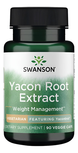 Extrato De Raiz De Yacon Swanson 100 Mg 90 Cápsulas Vegetais