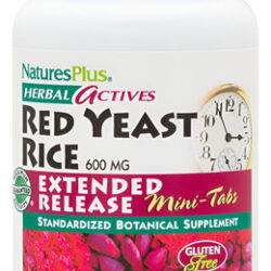 Natures Plus Herbal Actives Red Leved Rice, Liberação 600 60
