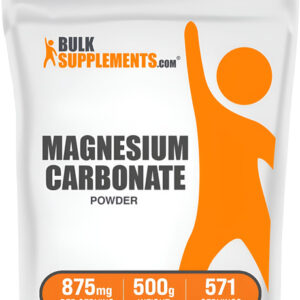 Carbonato De Magnésio Em Pó Bulksupplements 500g