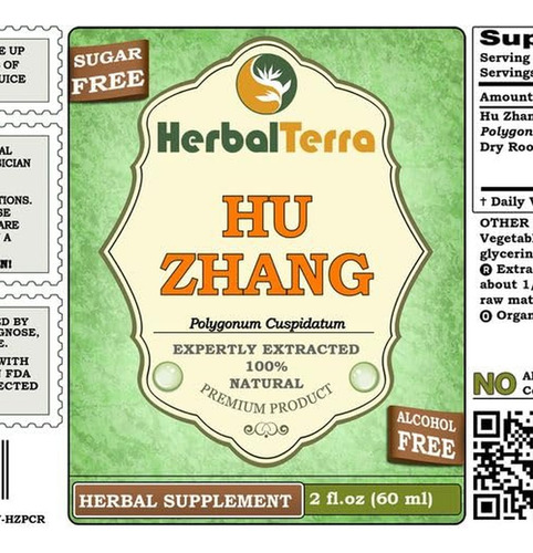 Herbal Terra Llc Glicerina De Raiz De Hu Zhang 30x2 Fl. Oz.