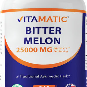 Vitamatic Melão Amargo Vitamatic 25000 Mg - 240 Cápsulas