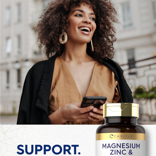 Carlyle Magnésio, Zinco E Vitamina D3 90 Cápsulas - Imagem 6