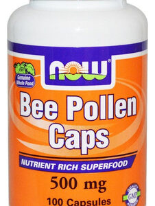 Cápsulas De Pólen De Abelha Now Foods, 500 Mg