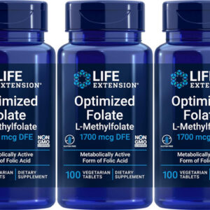 Folato Otimizado Para Extensão Da Vida 1700 Mcg Dfe, 100 Co