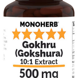 Extrato De Gokhru Monoherb 500 Mg - 60 Cápsulas