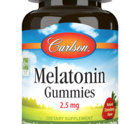 Suplemento Carlson Melatonin Gummies 2,5 Mg Para Um Sono Sau