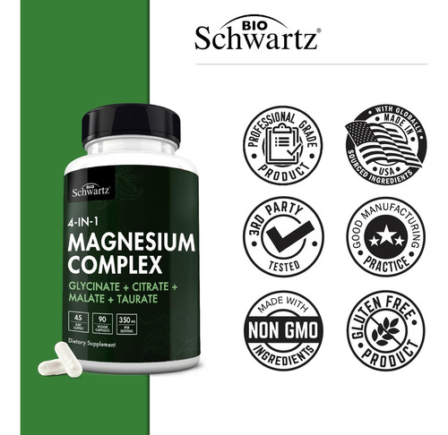 Suplemento De Magnésio Bioschwartz - 350mg Para A Saúde - Imagem 12