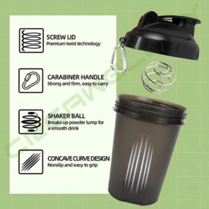 Garrafas Shaker Creawellay Creawellay Pacote Com 3 De 17 Oz