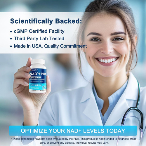 Suplemento I Love Health Nad 1119 Mg | Energia Celular - Imagem 5
