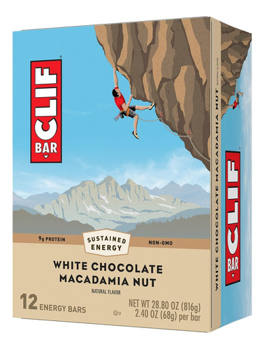 Barra Clif Barra Energética Clif - Chocolate Branco E - Imagem 8