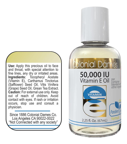 Dames Coloniais De Alta Potência 50000 Iu Vitamina E Blend - Imagem 18