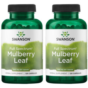 Suplemento De Folha De Amoreira Swanson 500 Mg 120
