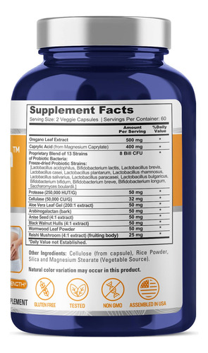 Suplemento Nusapure Candihealth Complex 120 Cápsulas Vegetai - Imagem 2