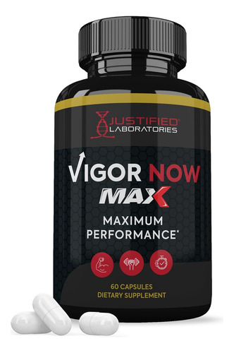 Vigor Now Max 1600mg Fórmula De Saúde Masculina 60 Cápsulas - Imagem 6