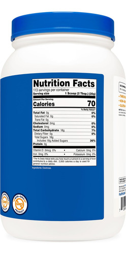 Pó De Dextrose De Nutricost 5 Libras - Não -ogm, Sem Glúten - Imagem 9