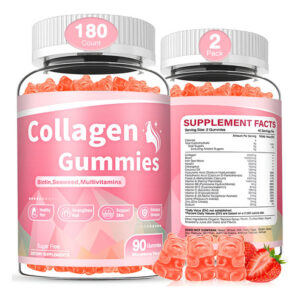 180 Contagem De Colágeno Gummies 2500mg Proteína De Colágeno