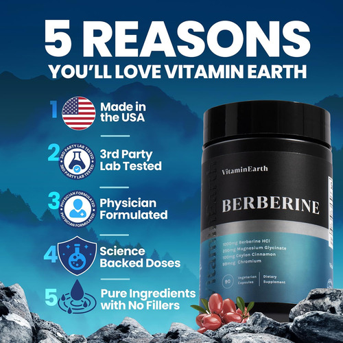 Suplemento De Vitamina Terra Berberina - Complexo Médico For - Imagem 10