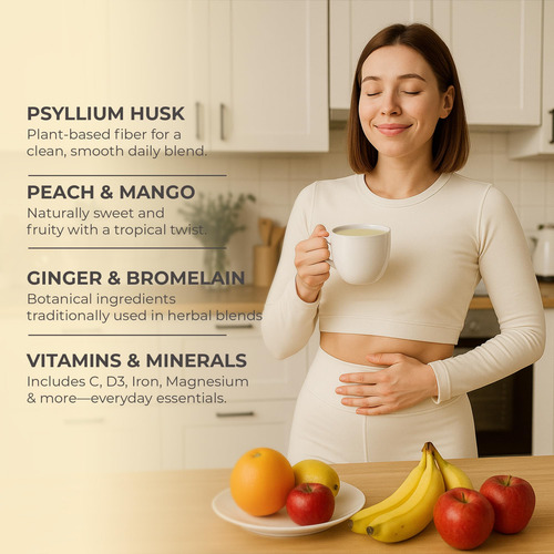 Suplemento Bloomboost Psyllium Husk Powder Tropical Flavor - Imagem 6