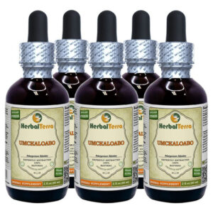 Extrato Líquido De Umckaloabo Da Herbal Terra Llc 5x60 Ml