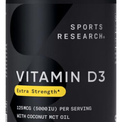 Sports Research Vitamina D3 5000 Ui Com Óleo De Coco Mct ...