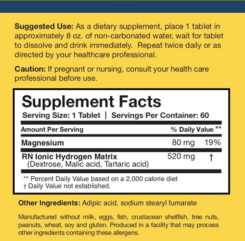 Nutricionais Pesquisados ??h2 Absorvem Comprimidos De Hidrog - Imagem 6