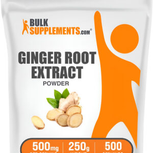Extrato De Gengibre Em Pó Bulksupplements 250g