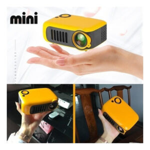 Lazhu Mini Projetor Portátil Suporte 1080p Lcd Vídeo Home