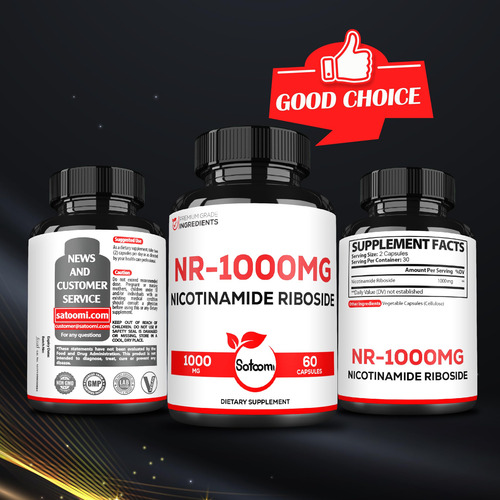 Suplemento Satoomi Nad Riboside De Nicotinamida - Nr 1000mg - Imagem 6