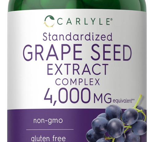 Extrato De Semente De Uva Carlyle 4.000 Mg - 120 Cápsulas